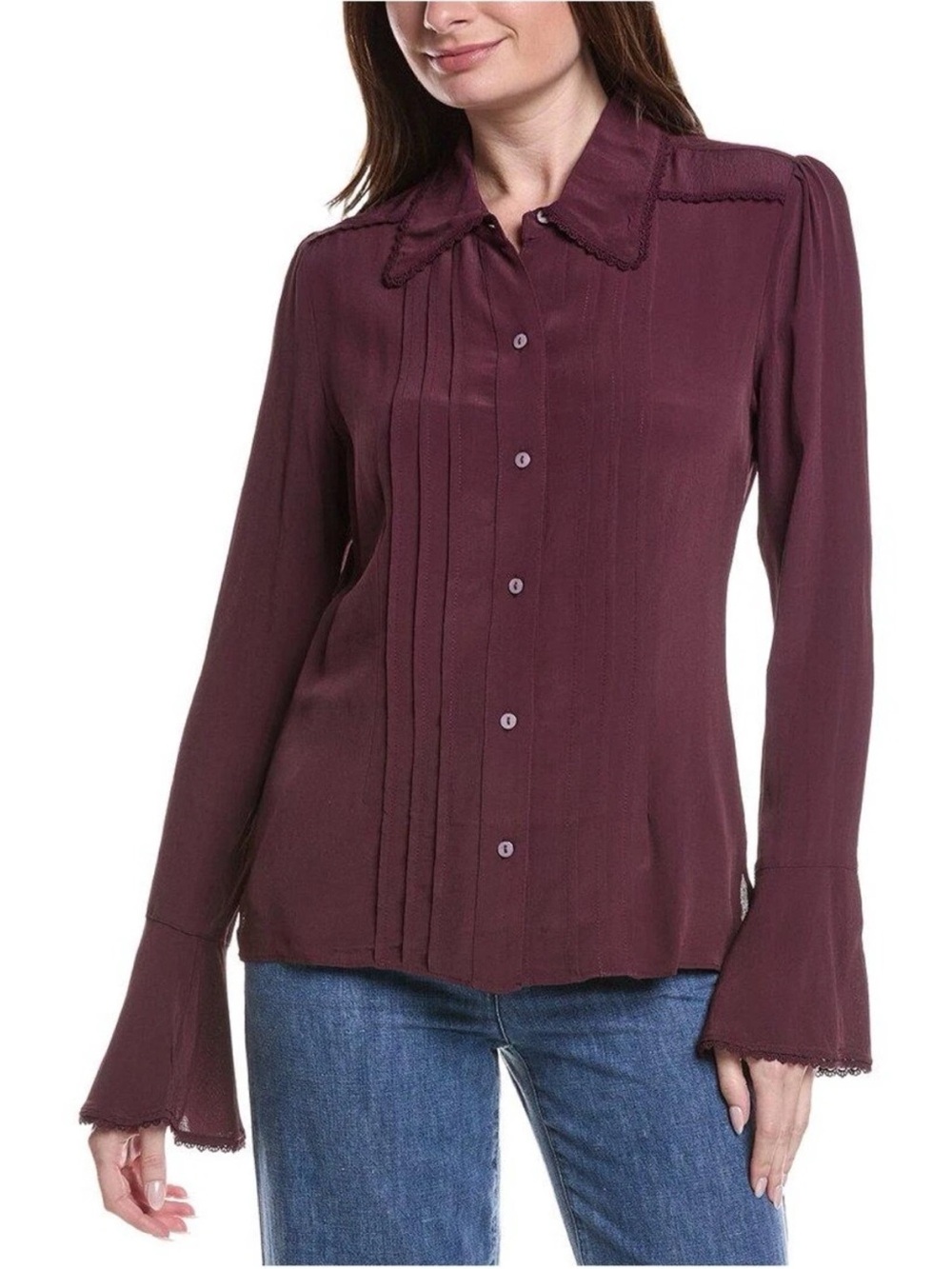 Free People Women's Purple
Melrose Top size M